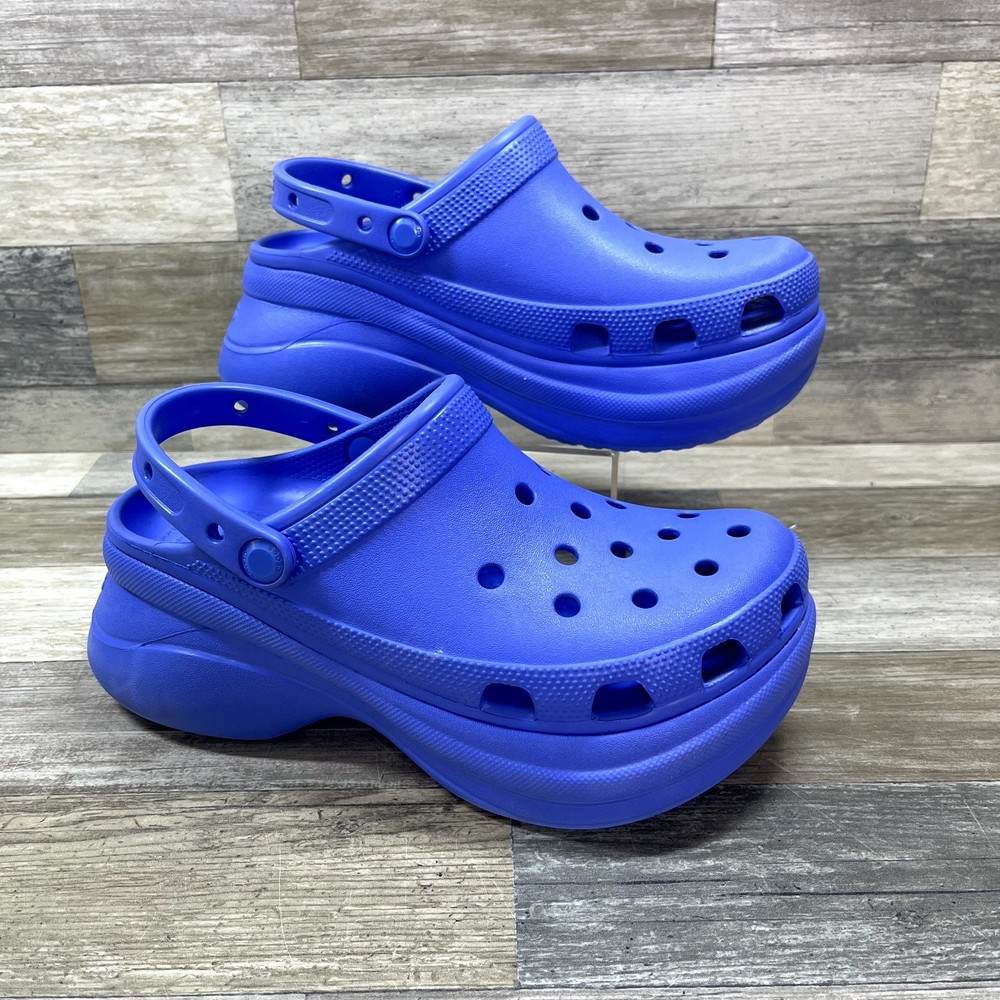 Crocs Vibrant Blue Elevated Clogs - image 1